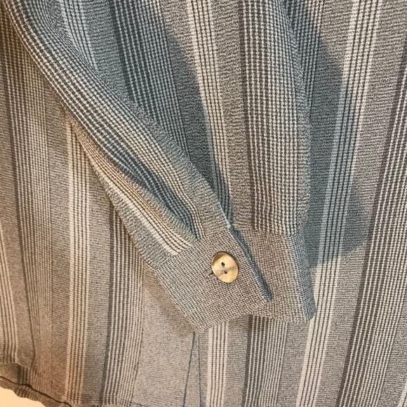 Brenda Goode VTG Button Blouse Size Small Gray Womens Top Shell - Picture 9 of 11